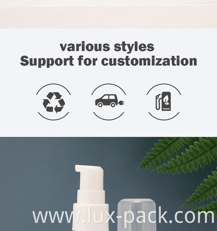 18/415 18mm 20mm 24mm plastic serum cream pump with AS cap thick-cream-pump-dispenser